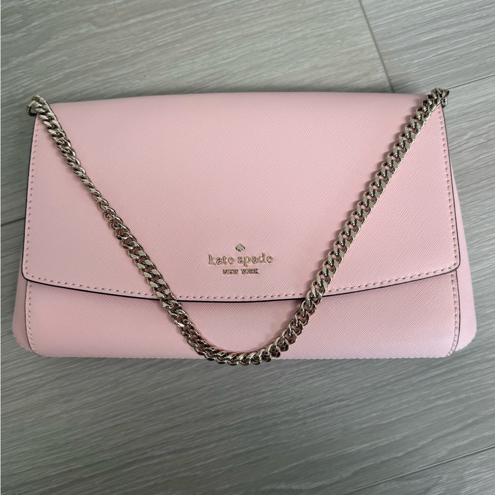 Kate Spade Baby Pink Chain Shoulder / Crossbody Bag